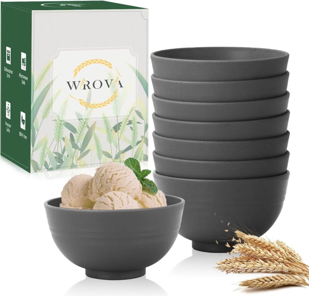 Wrova wheat straw small bowls